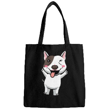 Discover Miniature Bull Terrier Dog 1 Bags