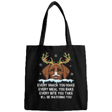 Discover Reindeer German Wirehaired Pointer Every Snack You Make Bags
