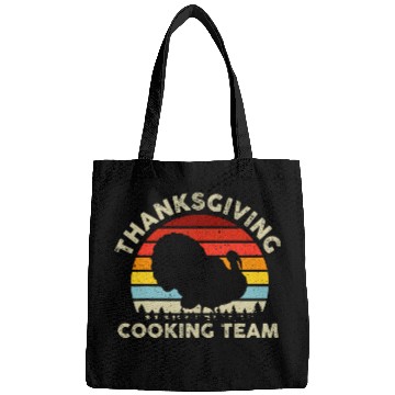 Discover Thanksgiving Cooking Team Funny Turkey Chef Thanksgiving Bags