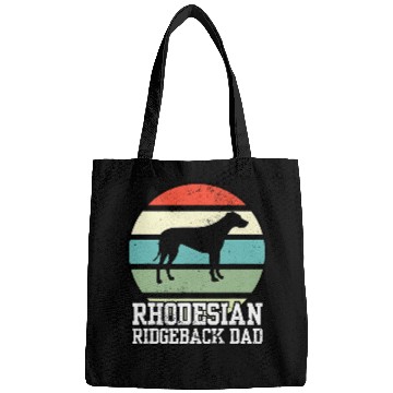 Discover Rhodesian Ridgeback Dad I Retro Rhodesian Ridgeback Bags