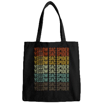 Discover Yellow Sac Spider Retro Bags