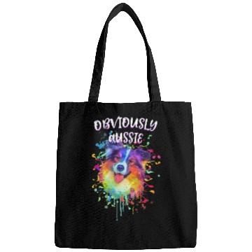 Discover Obviously Aussie Australian Shepherd Funny Bags