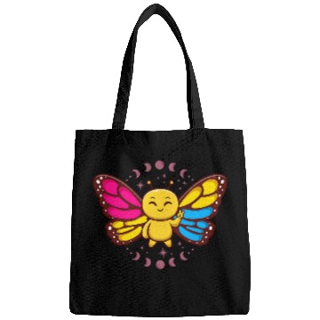Discover Pansexual Monarch Butterfly Insect Subtle Pan Pride Month Bags