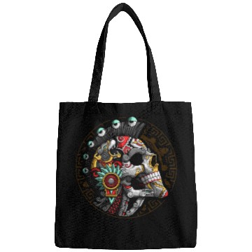 Discover Skull Native American Indian Warrior USA Tee Bags