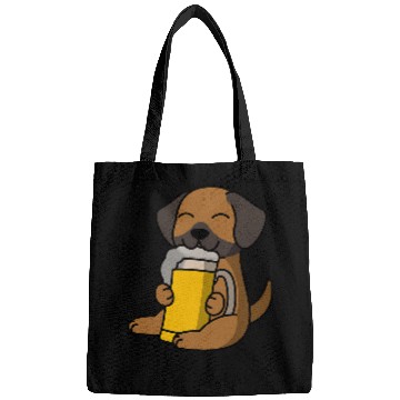Discover Rhodesian Ridgeback Drinking Beer Dog Bags