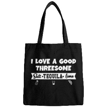 Discover Salt Lime Tequila Threesome Bartender Funny Tequila Bags