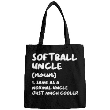 Discover Softball Uncle Definition Funny Sports Bags