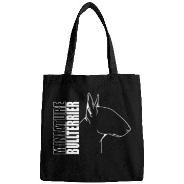 Discover Miniature Bull Terrier Profile Dog Breed Dog Bags