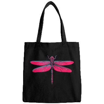 Discover Retro Neon Dragonfly Spirit Animal Bags