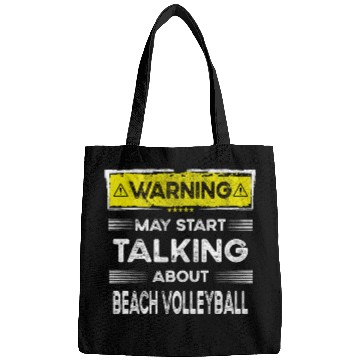 Discover Talking about Beach volleyball funny Bags