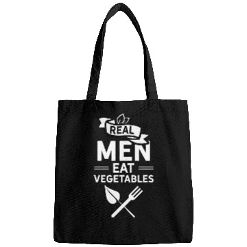 Discover Real Men Eat Vegetables Garden Vegetarian Veggies Plants Bags