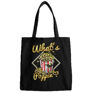 Discover Whats poppin Design for a Popcorn Expert Bags