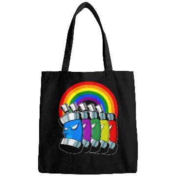 Discover Spraypaint Rainbow Natural Wonder Spraycan Artist Bags