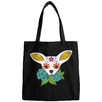 Discover Halloween Sugar Skull Chihuahua Bags