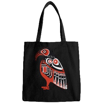 Discover Supernatural Bird Native American Northwest Coast Art Bags