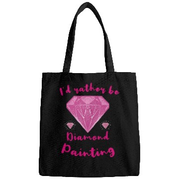 Discover Id Rather Be Diamond Painting Art Artist Painter Bags