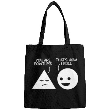 Discover You Are Pointless Math Geometry Math Teacher Student Bags