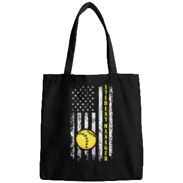 Discover Student Manager American Flag School Softball Team Bags