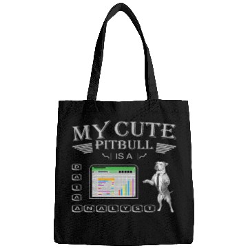 Discover Pitbull Data Analyst Unleashing Insights with Canine Charm Bags
