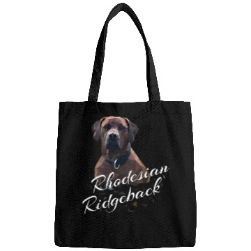 Discover Rhodesian Ridgeback geometric drawing Bags
