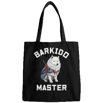 Discover Samoyed Barkido Master Bags