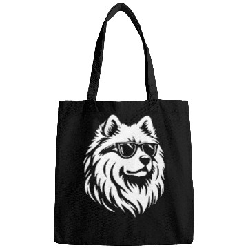 Discover Samoyed Sunglasses Dog Graphic Design Bags