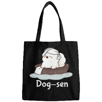 Discover Samoyed Dogsen Funny Dog Hot Spring Bags