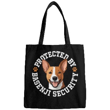 Discover Protected by Basenji Security 1 Bags