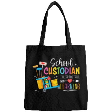 Discover School Custodian Clear Trail Learning School Janitor Women Bags