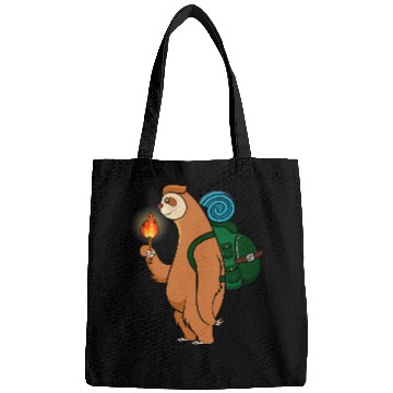 Discover Sloth Camping Wildlife Hiking Mountains Bags