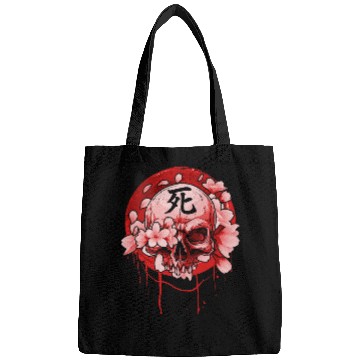Discover Japanese Aesthetic Skull and Roses Japan Goth Bags