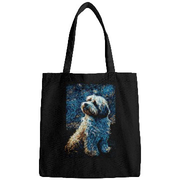 Discover Havanese Dog Starry Night Bags