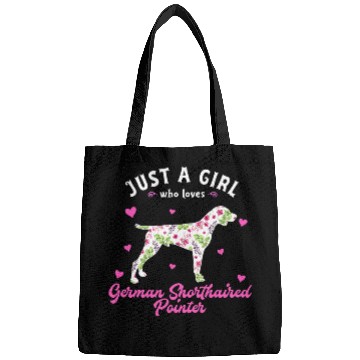 Discover Just a Girl who Loves German Shorthaired Pointer 2 Bags