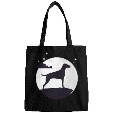Discover Weimaraner Dog Retro 33 Bags