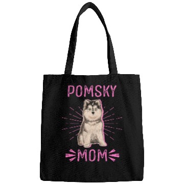 Discover Pomsky Mom Pomskies Dog Owner Pomsky Bags