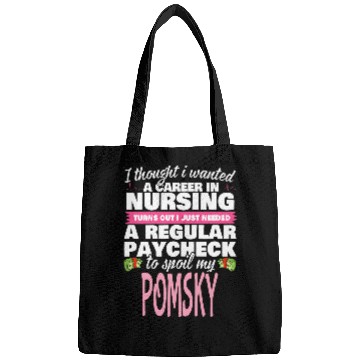 Discover Pomsky nurses Dog Love Bags