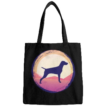 Discover Weimaraner Dog Retro 36 Bags
