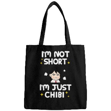 Discover Japanese Anime Gift Short Im Just Chibi Art Bags