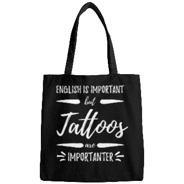 Discover Tattooing Importanter Funny Tattoo Artist Gift Idea 1 Bags