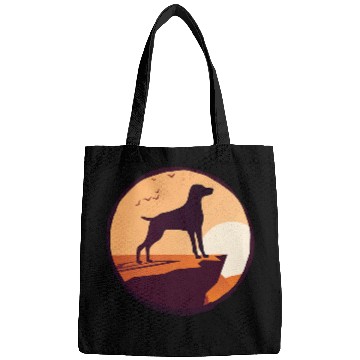 Discover Weimaraner Dog Retro 31 Bags