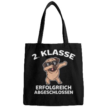 Discover Kids 2  Class Dog Pug School Child Second Class Primary School Bags