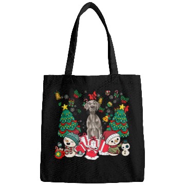Discover Weimaraner Funny Christmas Dog Bags