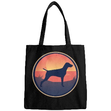 Discover Weimaraner Dog Retro 26 Bags