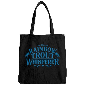 Discover Rainbow Trout Fly Fishing Art Funny Bags