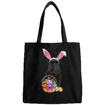 Discover Dog Scottish Terrier Easter Egg Funny Scottish Terrier Easter Bags