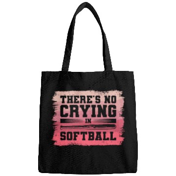 Discover Theres No Crying In Softball Softballer Bags