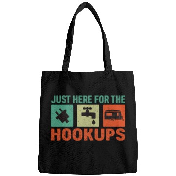 Discover Just Here For The Hookups Motorhomes Camping RV 1 Bags