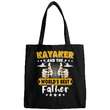 Discover Kayaking Father Paddle Canoeing Kayaker Dad Kayak 1 Bags