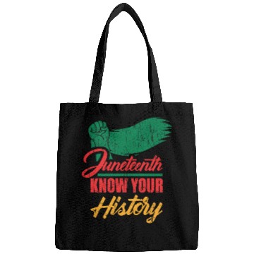 Discover Juneteenth know your history Bags