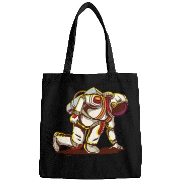 Discover Starting Astronaut I Running Runner Sprinter Sci Fi Space Bags